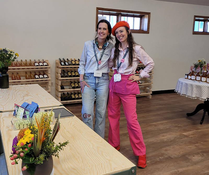 Kristin Patrick and Andrea Simpson at Orangily in South Broad Ripple