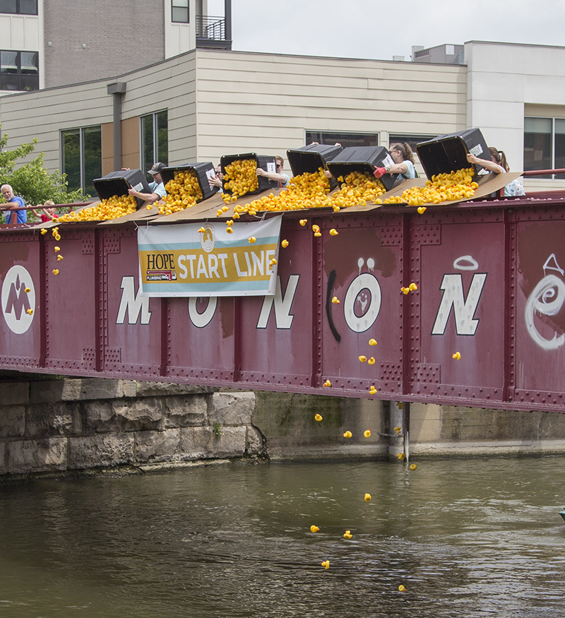 Random Rippling - Broad Ripple Duck Race