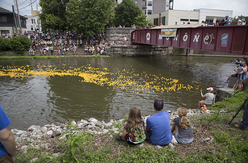 Random Rippling - Broad Ripple Duck Race
