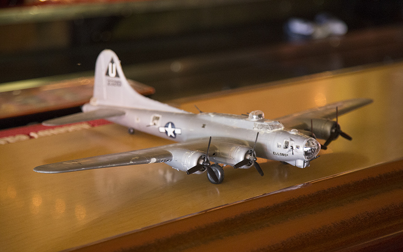 The B-17 model plane