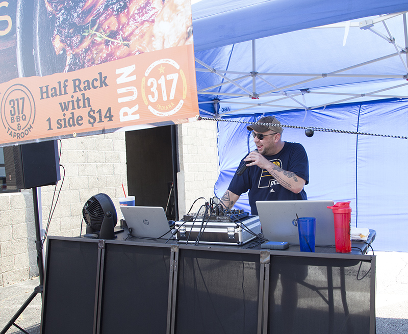 DJ at 317 BBQ