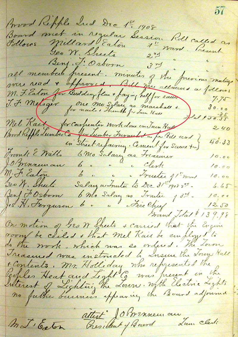 Old Town of Broad Ripple Meeting Minutes #237