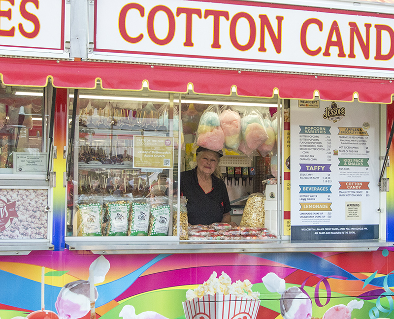 Jan Jessop Burton at her family's Jessop Concessions