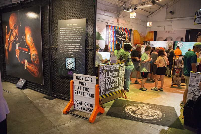 Broad Ripple's Indy CD and Vinyl set up shop at the exhibit