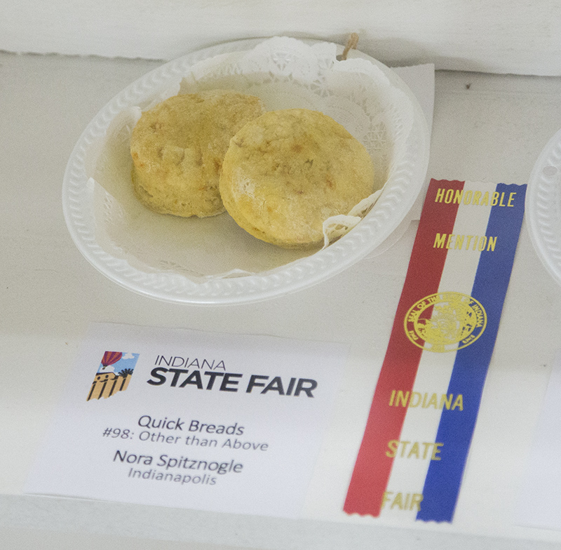 Nora Spitznogle's Honorable Mention ribbon for quick breads