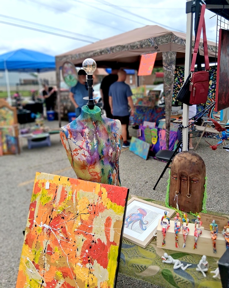 Frog's Random Rippling - Music and Art Fair at Pawn Shop Pub