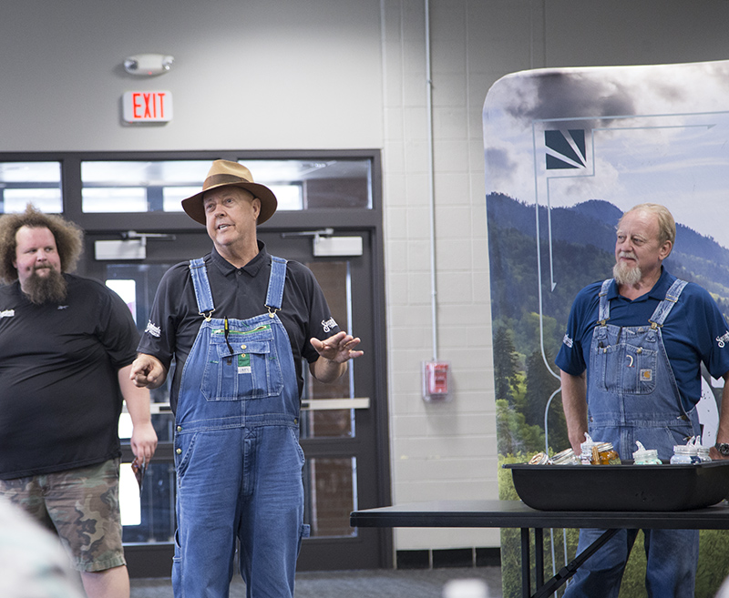 Mark and Digger from the Moonshiners show on the Discovery Network.