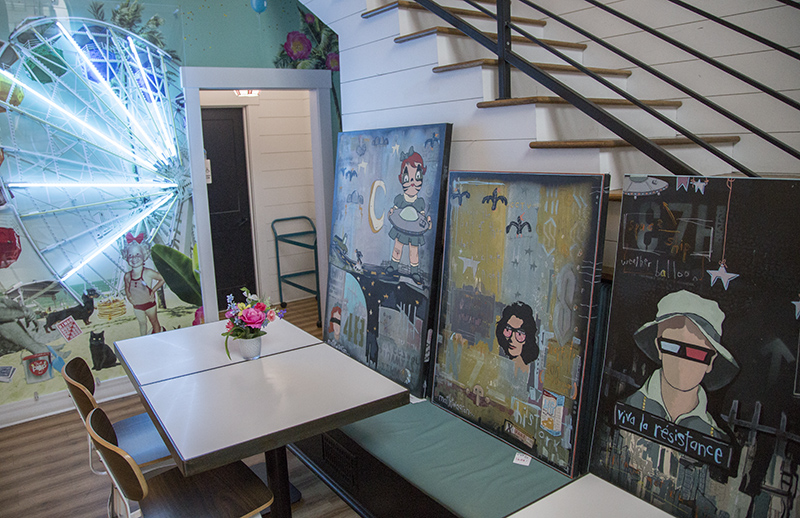 At Just Pop In! - 6406 Cornell Avenue - The art of Matthew Aaron