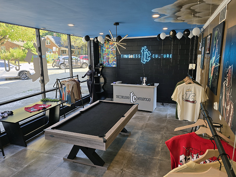Random Rippling - Timeless Culture and Barber opens