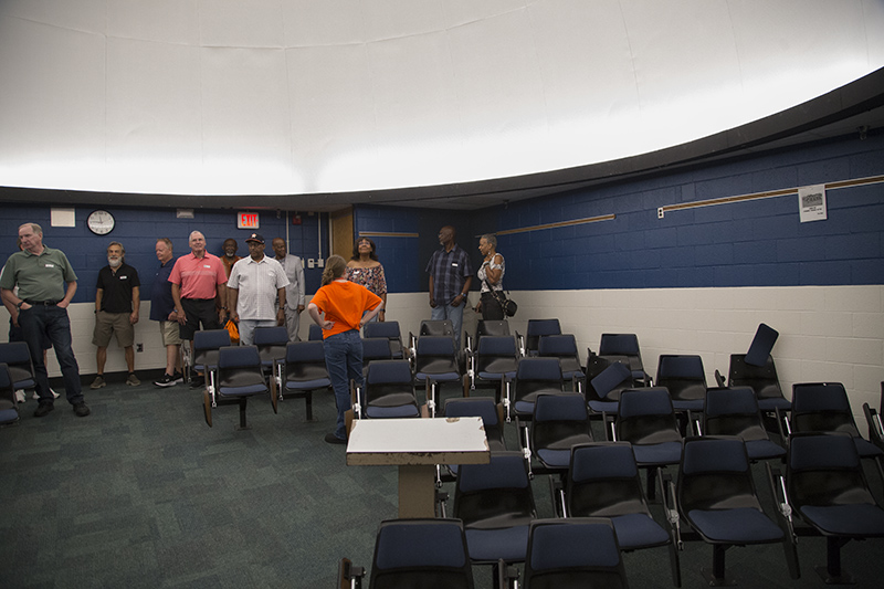 We got to visit the old BRHS planetarium