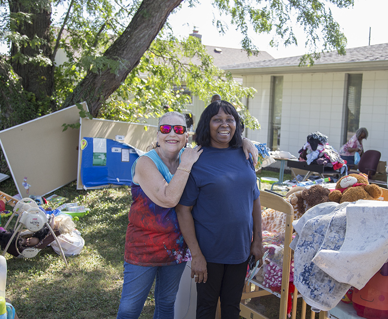 Peggy Russell, secretary, and Vivian Brown, CEO of Big Hearts, LLC.