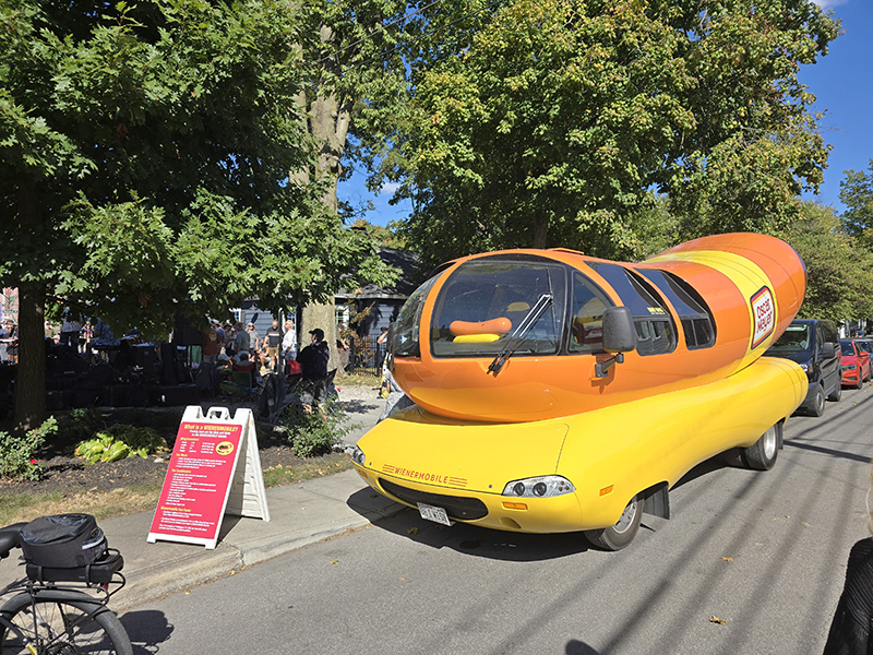 The Oscar Meyer Weinermobile was there!