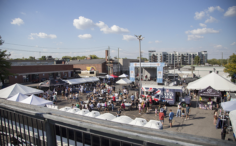 Thanks go to The Egyptian for allowing roof access for photos of the fest!