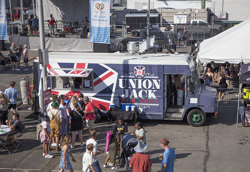 Union Jack food truck