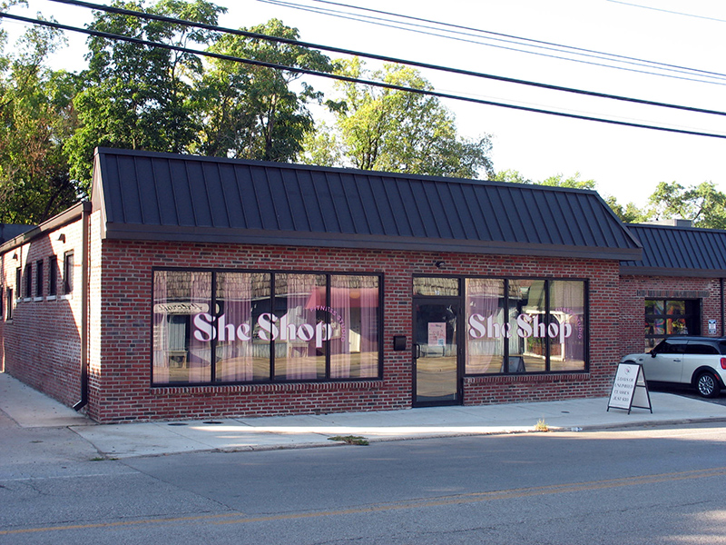 The She Shop is located at 713 East 52nd Street.