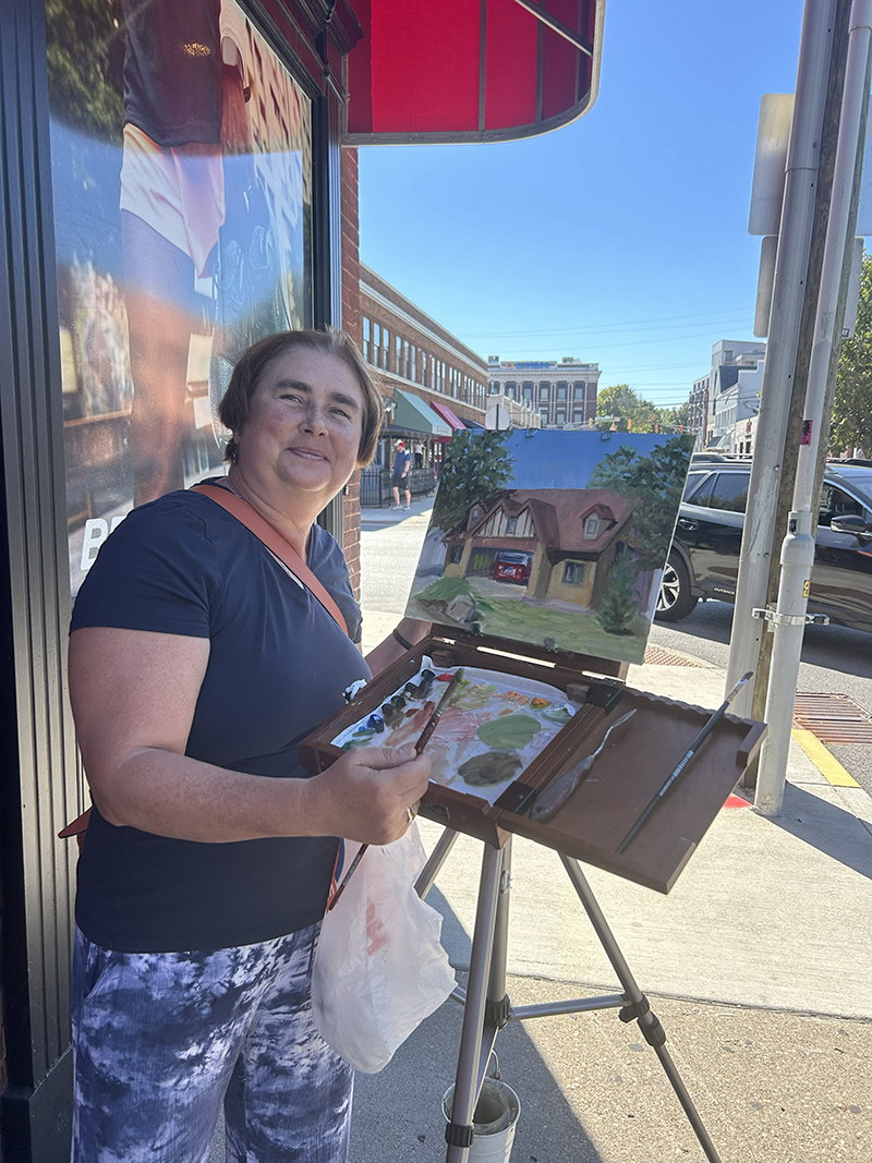 Reader Random Rippling - Plein Air Painting