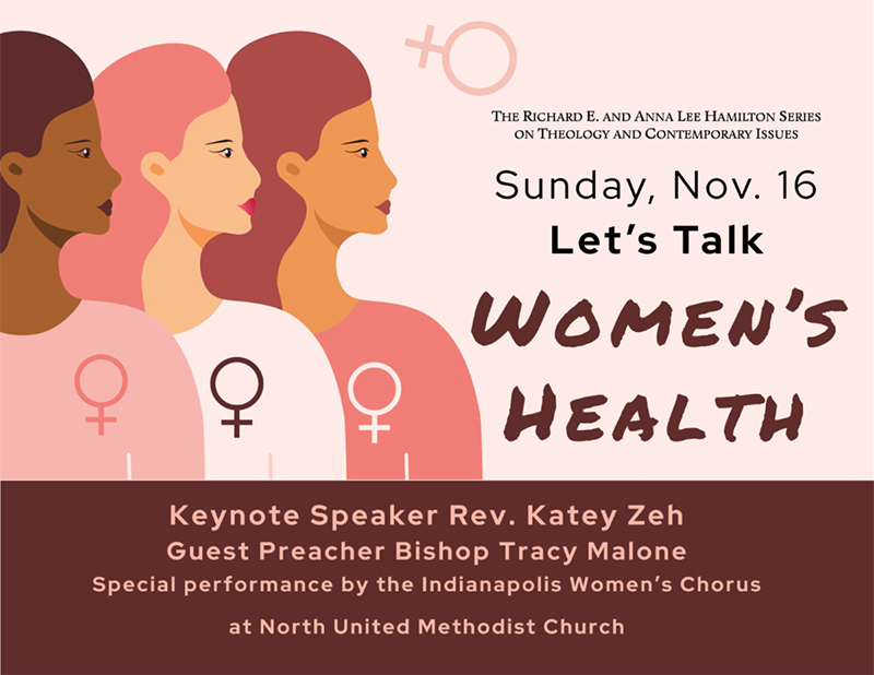 Hamilton Series Explores Women's Health With Inspiring Worship, Music, and Keynote Speaker Nov. 16 at North UMC