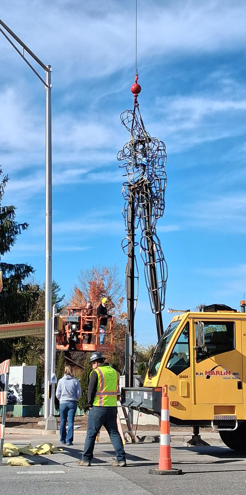 Random Rippling - Public Art Installed