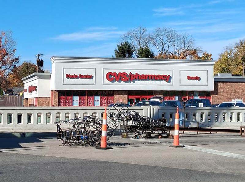 Random Rippling - Public Art Installed