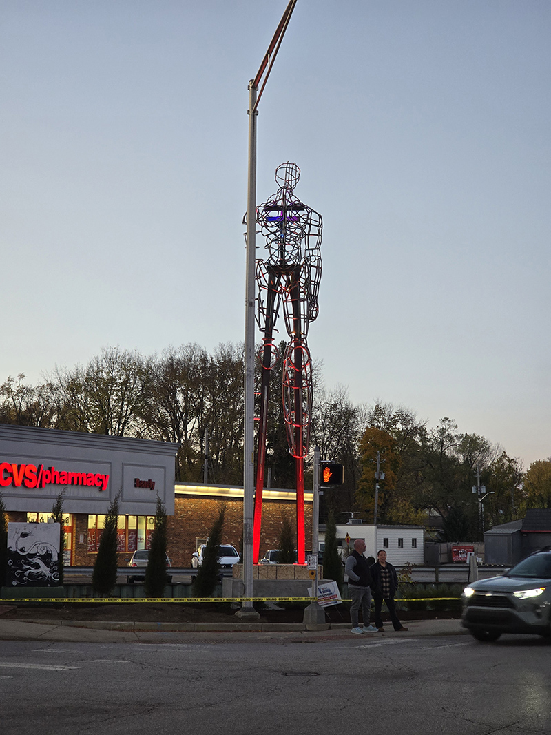 Random Rippling - Public Art Installed