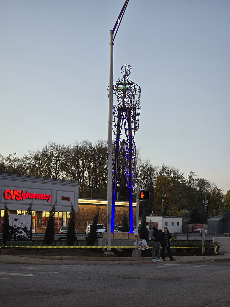 Random Rippling - Public Art Installed
