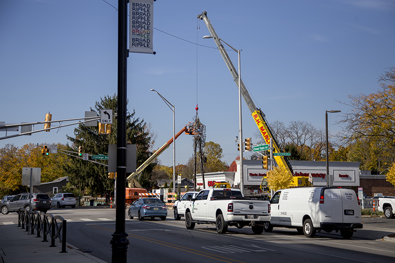 Random Rippling - Public Art Installed