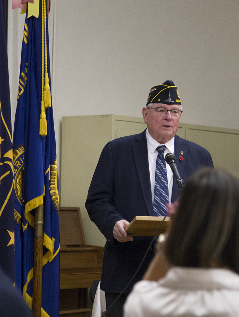 Dan Cunningham of Post 3 introduced each of the awardees.