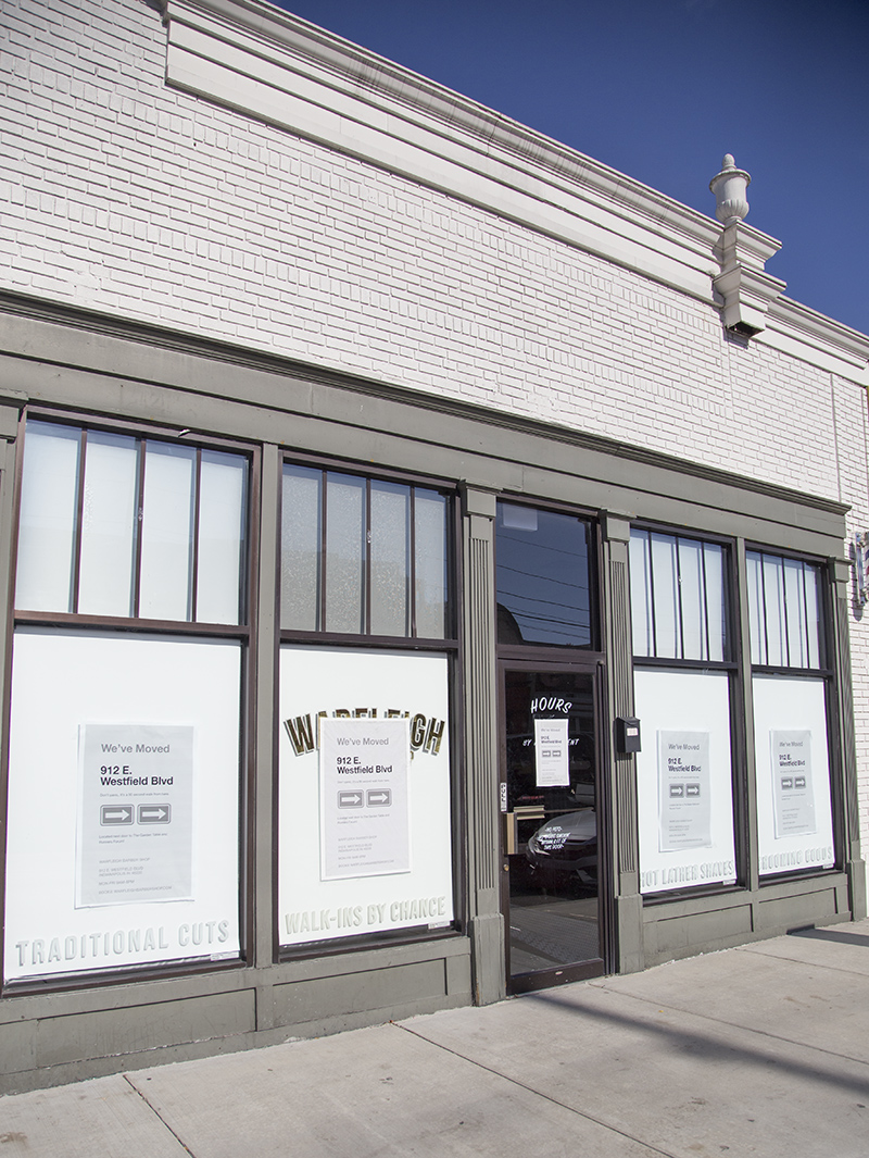 The previous location