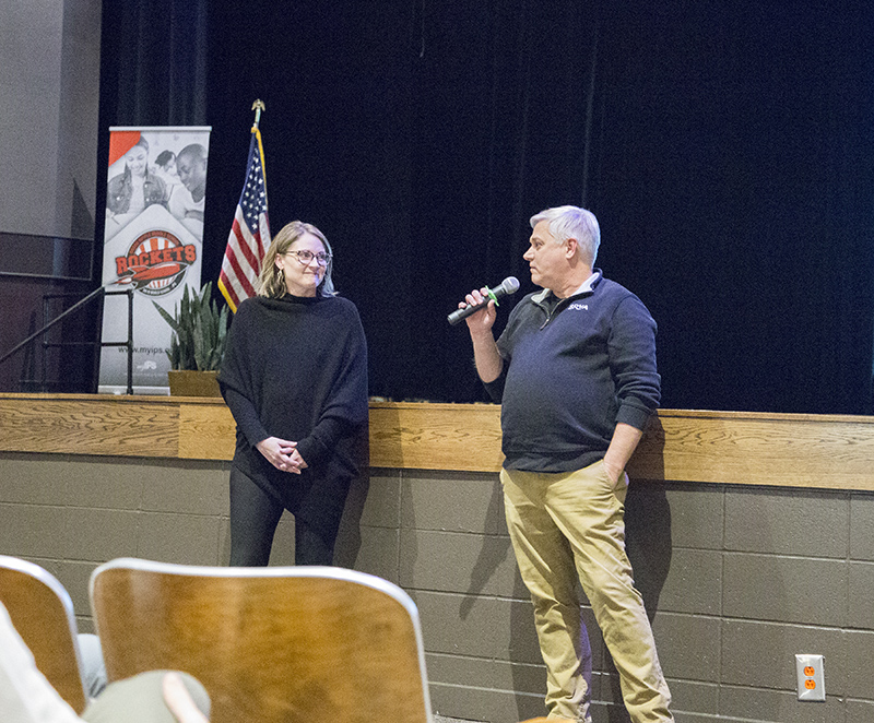 Love Broad Ripple founder Chelsea Wetzel and BRVA president-elect Bryan Phillips