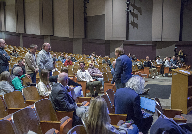Jim Brainard answering a question