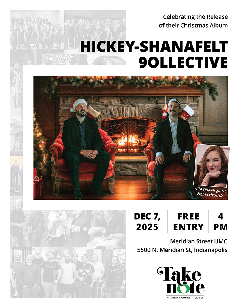 Take Note an Artist Concert Series at Meridian Street United Methodist Church