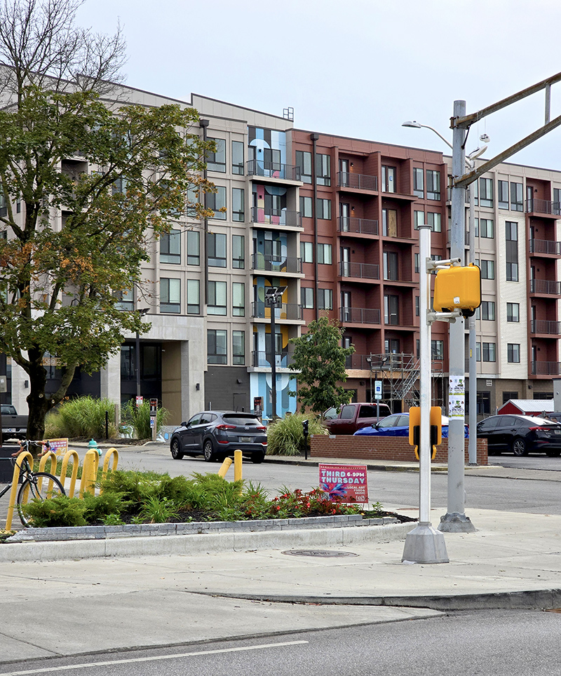 As seen from Broad Ripple Avenue