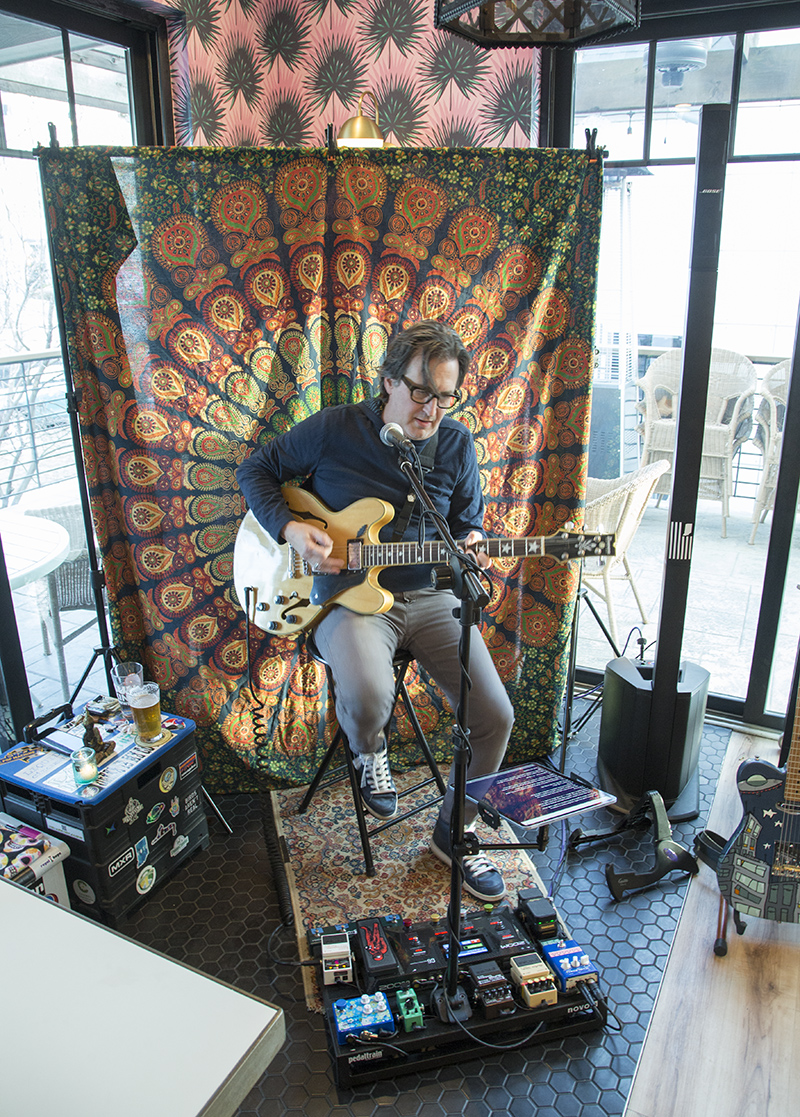 Scott Rudicel performed on the main floor