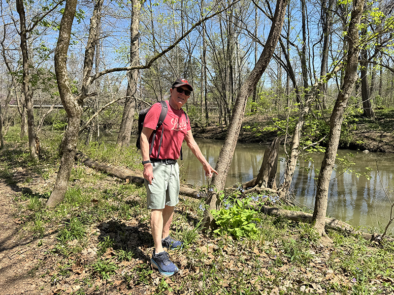 Bill on a Wildflower Walk