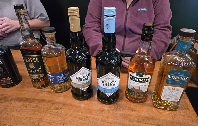 Random Rippling - Irish Whiskey Tasting at the Alley Cat