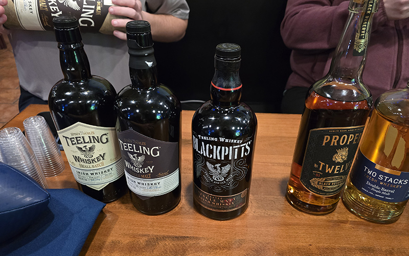 Random Rippling - Irish Whiskey Tasting at the Alley Cat