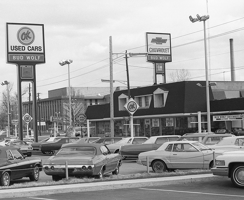 Bud Wolf Chevrolet in 1977