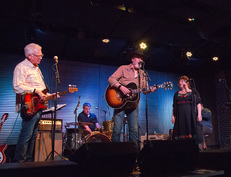 Stasia Demos Mills joined on stage