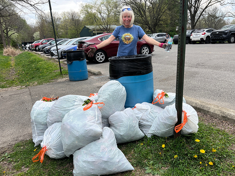 Reader Random Rippling - Garlic mustard invasion of Broad Ripple Park woods halted by volunteers