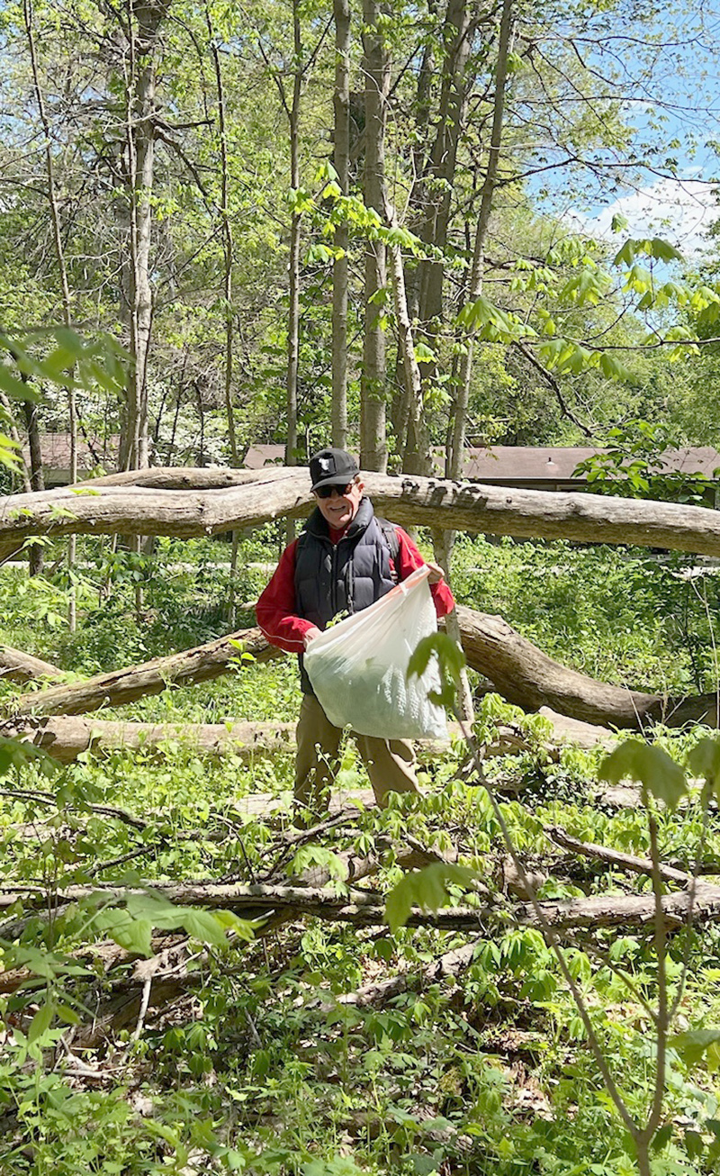 Reader Random Rippling - Garlic mustard invasion of Broad Ripple Park woods halted by volunteers