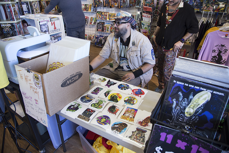 Tacos and Toys was making custom shirts