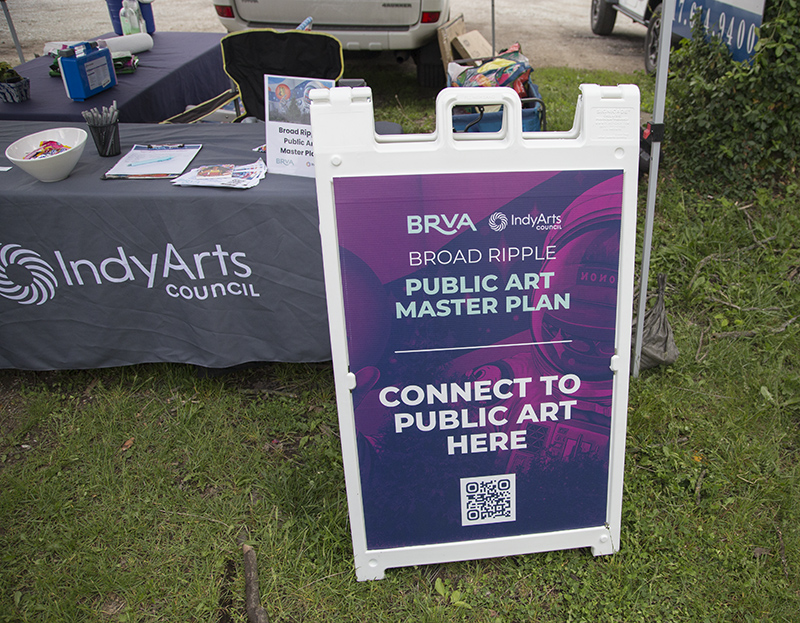The Broad Ripple Art Master Plan was there