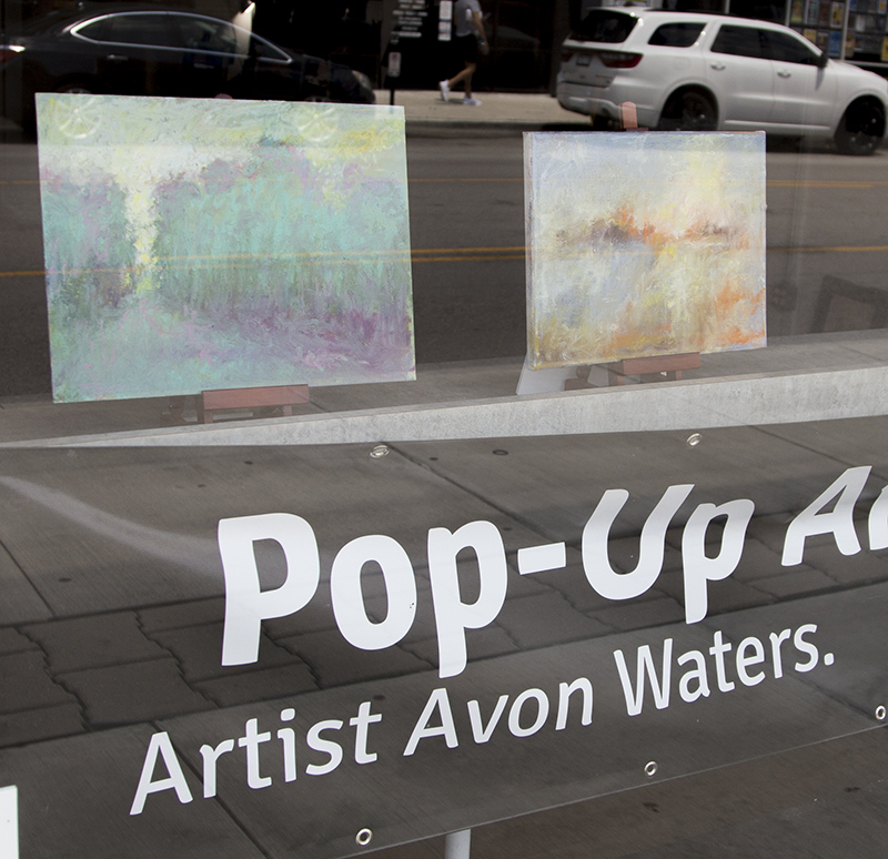 Random Rippling - Pop-Up Art on the Avenue