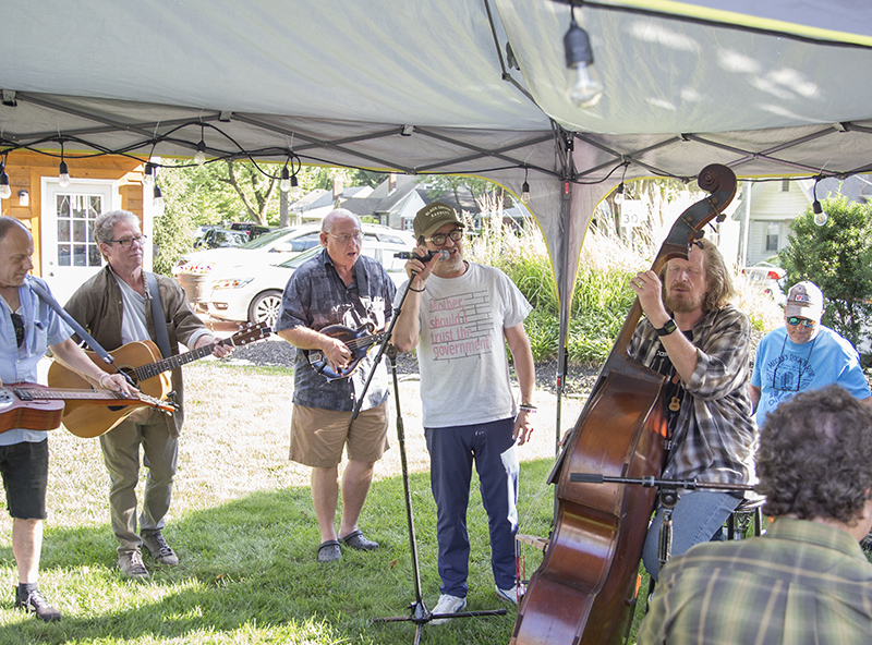 Scott Rudicel stepped in for vocals, Bob Vawter on drums