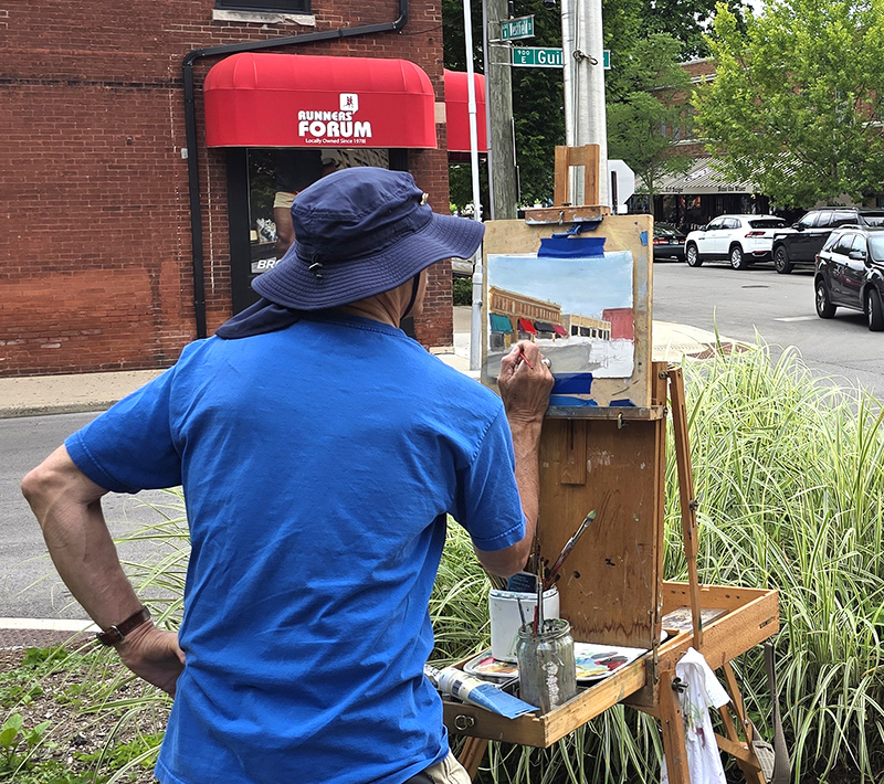 Random Rippling - Plein Air Painting