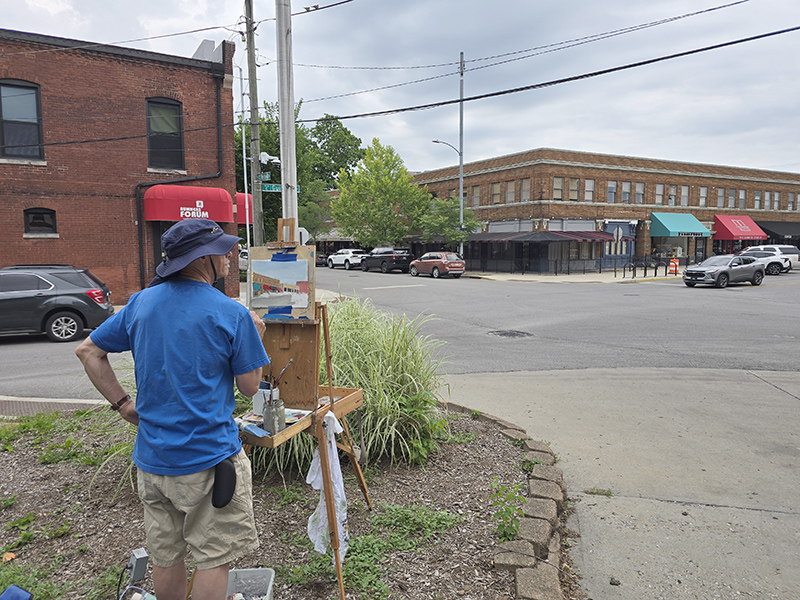 Random Rippling - Plein Air Painting