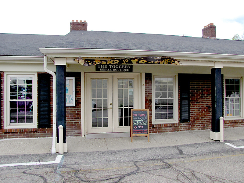The Toggery's eastside entrance at their 1810 Broad Ripple Avenue address.