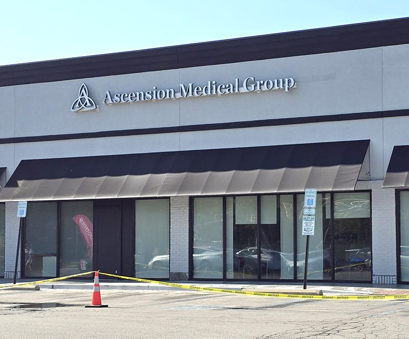 Random Rippling - Ascension Medical Group sign is up