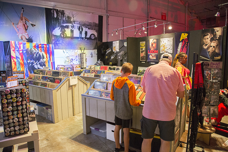 Broad Ripple's own Indy CD & Vinyl has a pop-up shop in the Harvest Pavilion. Stop in and say HOWDY to the store owner Andy!