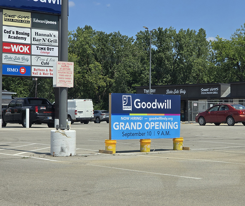 Random Rippling - Goodwill coming to Allisonville Rd